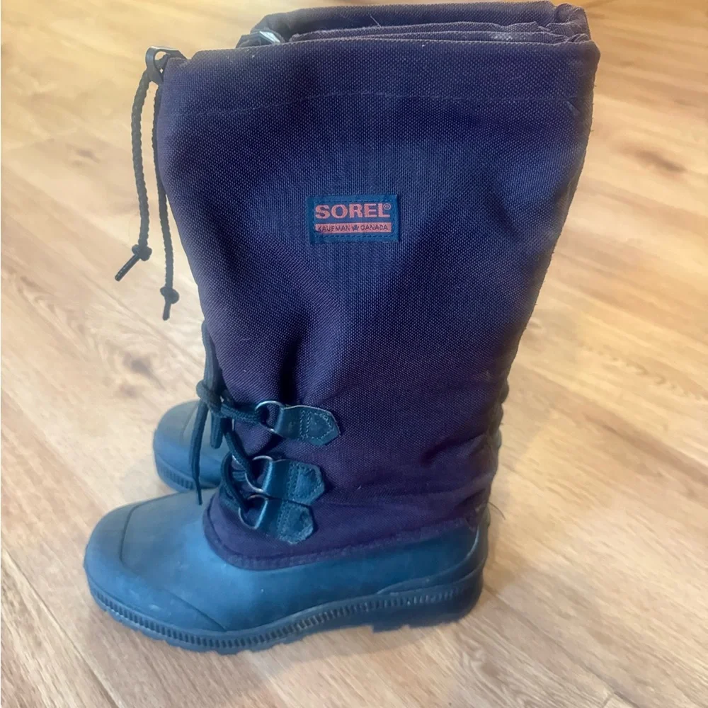 SOREL Kaufman Snowcap Tall Women's 8 Winter Boots Waterproof Insulated Snow Boot